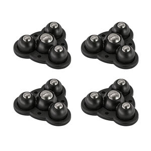 <span class=keywords><strong>Roulettes</strong></span> mobiles en acier inoxydable et plastique, <span class=keywords><strong>roulettes</strong></span> pour seau à serpillière, <span class=keywords><strong>roulettes</strong></span> autocollantes miniatures pivotantes - Product Image 4