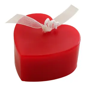 卸売カスタム形状キャンドル異なるアロマセラピー香りキャンドルハート型キャンドル
