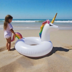 Flotadores inflables <span class=keywords><strong>para</strong></span> piscina <span class=keywords><strong>para</strong></span> niños Balsa Salón Flamenco <span class=keywords><strong>Unicornio</strong></span> Anillos de tubo de natación <span class=keywords><strong>para</strong></span> lago - Product Image 4