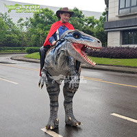 Costume de dinosaure animatronique à pattes cachées, Vélociraptor à monter