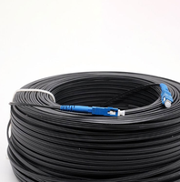 Kabel Patch Cord Fiber Optik SC/LC UPC/APC FTTH G652D G657A Harga Pabrik 1 Core 2 4 Core FTTH Kabel Drop Outdoor