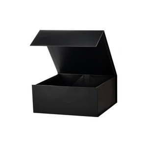 Luxury Custom logo Printing Black <b>Magnetic</b> Lid Closure Folding Gift <b>Box</b> - Product Image 6