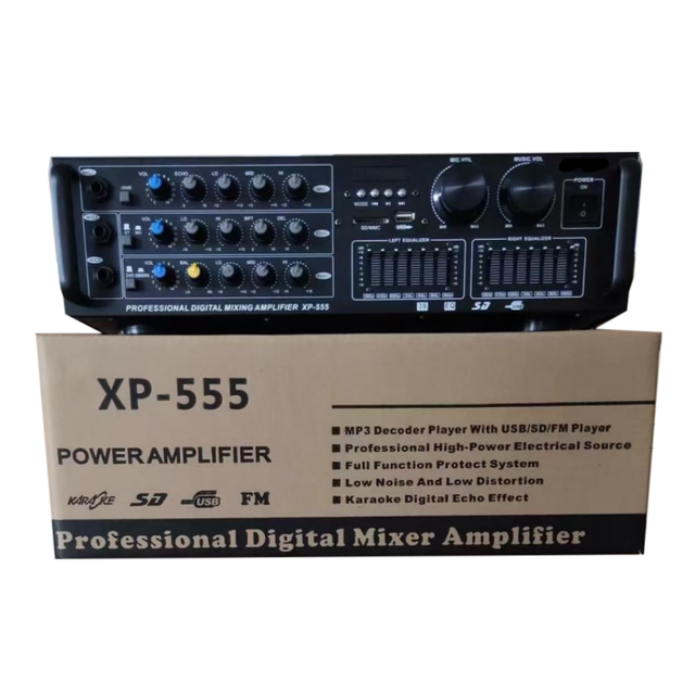MP3 Decoder Player With USB SD FM Player Karaoke AMP 20 Watts Power Digital Mixer Amplifier