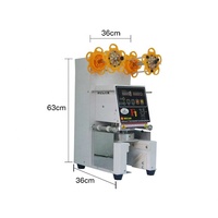 Machine professionnelle de remplissage et de scellage de tasses en plastique Smoothie 98Mm Boba Juice Cup Sealer Cup Sealing Machine automatique