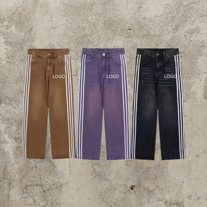 Custom <b>Men</b> 100% Cotton 14 Oz Denim Baggy Pants Streetwear <b>Mens</b> <b>Wide</b> <b>Leg</b> Denim Pants Manufacturer Denim <b>Jeans</b> Pant <b>for</b> Man - Product Image 1