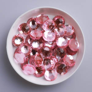 SS50 <span class=keywords><strong>Big</strong></span> <span class=keywords><strong>Size</strong></span> Non Hotfix Strass Custom Flat Bcak Strass Bulk Strass Großhandel für Bekleidungs zubehör - Product Image 3