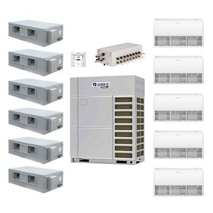 Fabricant Dc Inverter GMV6 Vrf Vrv Système Central de Climatisation <span class=keywords><strong>Prix</strong></span> <span class=keywords><strong>Pompe</strong></span> à <span class=keywords><strong>Chaleur</strong></span> 45KW 16HP 380V Gree VRF Climatiseur - Product Image 1