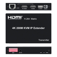 Extensor KVM IP 4K30Hz 200M para HDMI, Accesorio de Audio y Video