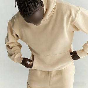 Sudadera con capucha unisex personalizable con logotipo estampado de soplo-Sudadera de algodón de gran tamaño para hombres y mujeres Ropa informal Suministro de fábrica - Product Image 1