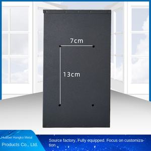 AX特許デザイン亜鉛メッキシート小型現金保管ボックス＆レターボックス【他のお客様は撮影しないでください】レトロアメリカンスタイルキー - Product Image 4