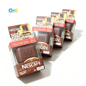 Cubo de Malta TPR de Alta Calidad para Aliviar el Estrés, con Forma de Cubo de Hielo <span class=keywords><strong>NESCAFE</strong></span> GLOW, Café y Chocolate, de Rebote Lento, en Stock - Product Image 4