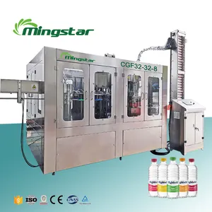 Complete Line Full Automatic 3 in 1 Bottled Water Making Filling machine bottle capping Production Line Plant Equipment