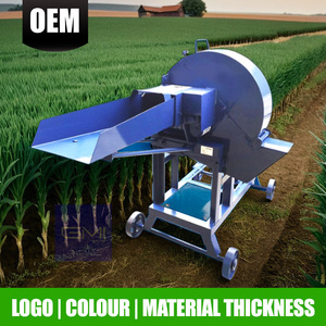 New Heavy Duty Durable 500kgs/hour Livestock Feeding Goats Cattle Sheep Chaff Cutter Grass <b>Shredder</b> Machine Forestry Machinery - Product Image 2