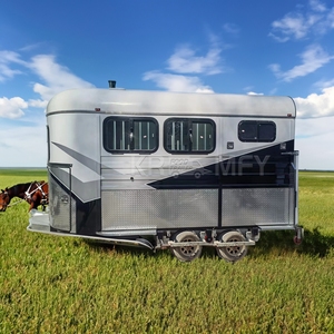 Remorque de transport de chevaux à chargement oblique unique, modèle 2, pour club d'équitation, transport spécial avec design unique - Product Image 3