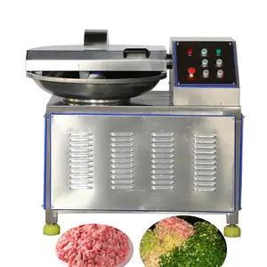 Commercial Meat Vegetable Bowl Cutter Chopper Mixer for Meat Processing Machine Industrial Meat Cutter Chopper