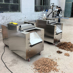 Endüstriyel otomatik rendelenmiş hindistan cevizi cilt küp kesme makinesi eski hindistan cevizi kahverengi kabuk Dicing parçalama ekipmanları - Product Image 3