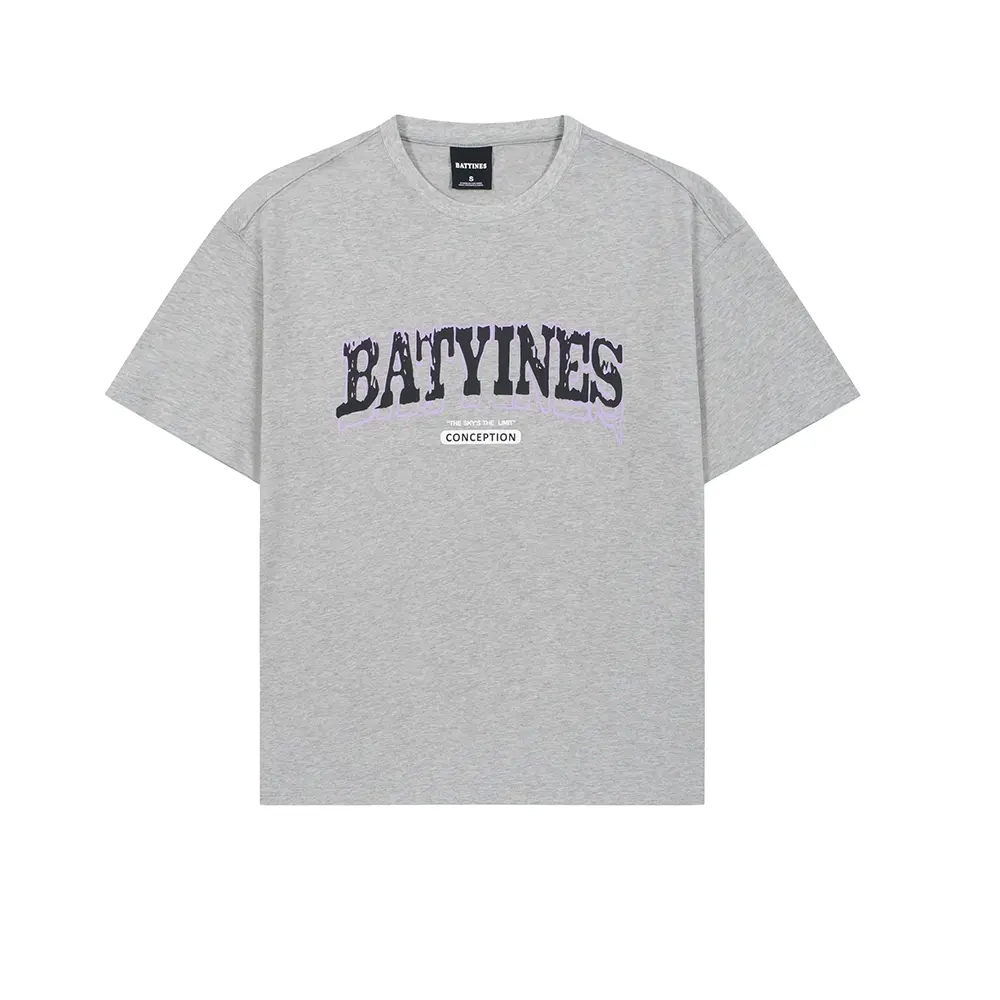 Custom Heavy Cotton Oversize Streetwear Printing Boys Graphic Heavyweight Unisex Men's T-shirts For Men
