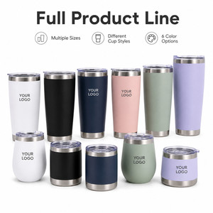 Custom Logo 20oz Vacuum Insulated Tumbler Stainless Steel Slim Travel Mug With Straw Reusable Coffee Cup For <b>Hot</b> Cold <b>Drinks</b> - Product Image 6