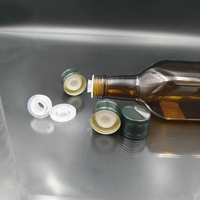 Tapa de Aluminio con Diseño en Relieve y Impresión para Aceite de Oliva, con Parte de Plástico de Grado Alimenticio, Garantía de Calidad