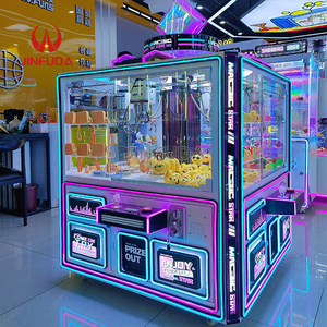 Nouvelle conception de machine à cadeaux commerciale à pièces, Happy Hour, 4 personnes, <span class=keywords><strong>grue</strong></span> à griffes et attrape-confiseries pour bars et rassemblements sociaux - Product Image 5