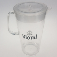 Pichets en plastique transparent personnalisés de Restaurant 2L pour l'eau, le jus ou le lait