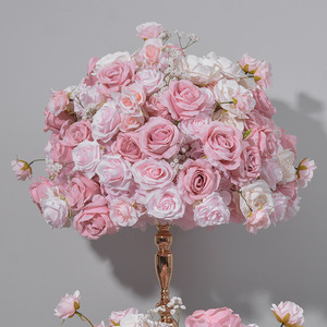 Runner di Fiori Artificiali in Seta, Bouquet Colorato da Posizionare al <span class=keywords><strong>Centro</strong></span> della Tavola per Decorazioni Matrimoniali - Product Image 6