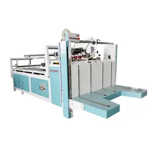 Semi Automatic Folding Hot Melt Glue Box Gluing Machine Chinese Factory Price for Carton Box Sealing Machine