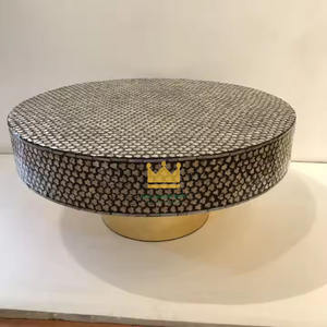 Mother of Pearl Inlay Modern Decorative Multi-Purpose Coffee Table for Living Room Furniture with Wood <b>Frame</b> Top Sale Vietnam - Product Image 4