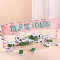 Jeu de Mahjong Américain Quatre Couches Coloré pour Festival, Jeu de Table de Luxe pour Enfants, Divertissement Intérieur, 160 Yuan