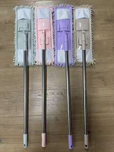 Fregona plana <span class=keywords><strong>de</strong></span> microfibra para el hogar, artículo mágico extensible 120 <span class=keywords><strong>de</strong></span> 360 cm para el cuidado del suelo, <span class=keywords><strong>limpieza</strong></span> del hogar - Product Image 4