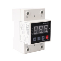 Dispositif de protection de tension Vpd1 40a 220v, protection contre les surtensions et les sous-tensions, relais de surveillance de tension, protection à réinitialisation automatique