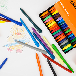 Crayons en plastique à dessiner pour enfants, non toxique, étanche, pas pour les mains sales, bricolage, vente en gros OEM - Product Image 2