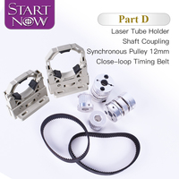 Kit de Démarrage DIY Laser CO2 pour Métal : Composants Matériel de Machine de Découpe Laser, Support de Miroir Laser pour Ensemble Mécanique, Pièces de Rechange