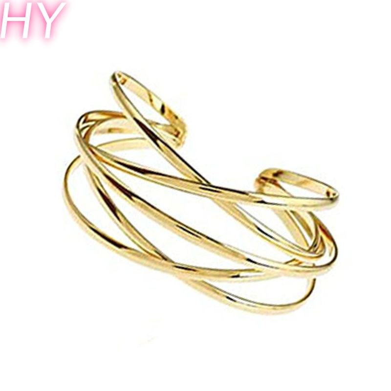 Bracelet cinq fils doré