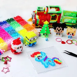 High quality 72 colors Diy color change in the sun-light perler hama beads 2.6mm