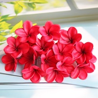 Rubans de fleurs artificielles Hibiscus Hawaïen Frangiole faits à la main pour la décoration de mariages, de rentrées scolaires et de fêtes sur la plage