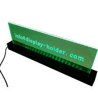 Custom ricaricabile LED Incandescente bordo lit segno acrilico LED del supporto della lampada