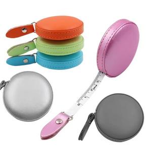 Cinta métrica retráctil de cuero portátil de 1,5 M, centímetro, pulgada, rollo de cinta, medida portátil conveniente - Product Image 1