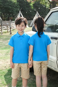 Impresión de logotipo personalizado verano uniforme Polo camisetas niños niñas sublimación <span class=keywords><strong>copia</strong></span> algodón peinado 100% algodón manga corta Fitness - Product Image 3