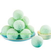 BSKS 1kg Bonbons de guimauve lyophilisés à la pastèque, enrobés, en vrac, en forme de boule, saveur fruitée, qualité A, pour la santé digestive