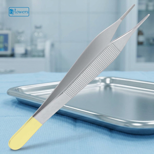 Pinces micro-Adson 6 fleurs 0,4 mm en acier inoxydable pour une utilisation de précision en salle d'opération - Product Image 2