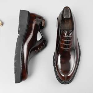 Zapatos Planos de Cuero Genuino Personalizados de Alta Calidad para Hombre, Impermeables, Ligeros, Modernos, Casuales, de Nueva Marca, con Cordones Suaves - Product Image 4