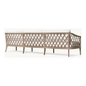 Vườn sang trọng tếch đồ nội thất <span class=keywords><strong>sofa</strong></span> Set dốc cánh tay thon chân rắn gỗ tếch <span class=keywords><strong>sofa</strong></span> ngoài trời - Product Image 5