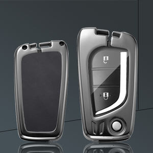 Porte-clés de voiture en alliage de Zinc, mini-<span class=keywords><strong>coque</strong></span> pour clé de voiture, pour Toyota rx Rav4 Auris Avensis Prius <span class=keywords><strong>Aygo</strong></span> Camry Corolla Land Cruiser 200, Prado couronne Riez - Product Image 6