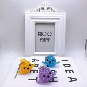 Kids Souvenir Cute Seal Animal Car <b>Keyrings</b> Promotion Gifts Shoulder Bag Charm DIY Clear Acrylic Beads Cartoon Sea Lion Keychain - Product Image 2