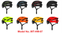 Casque de vélo adulte personnalisé pas cher, prix d'usine, vente en gros, matériau PC+EPS, 18 aérations, certifié CPSC/CE/GB, pour vélo de route/VTT, technique In-Mold