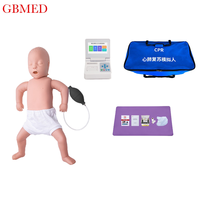 의료용 유아 CPR 훈련 마네킹, 간호 교육용 보고서 프린터가 있는 터치스크린 실시간 피드백 시뮬레이터