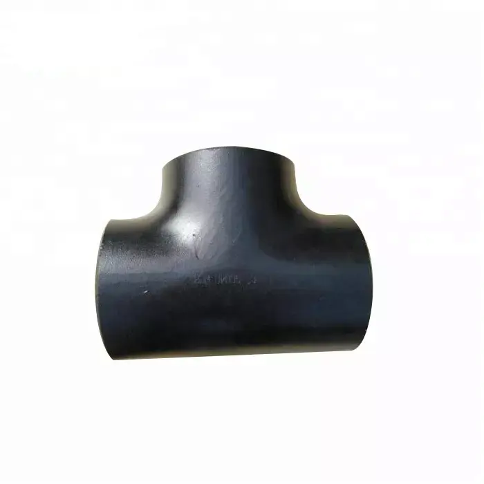 China manufacturer 4 inch Seamless Welded Welding Equal Black carbon Steel Sch40 Sch80 buttweld Elbow Tee Pipe Fitting