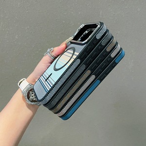 เคสโทรศัพท์ iPhone17air ลายทอแถบสีพรีเมียม ดูดแม่เหล็กได้ ดีไซน์สีตัดกันแบบสร้างสรรค์ สำหรับ <span class=keywords><strong>Apple</strong></span> 17Pro Max 17Pro - Product Image 3