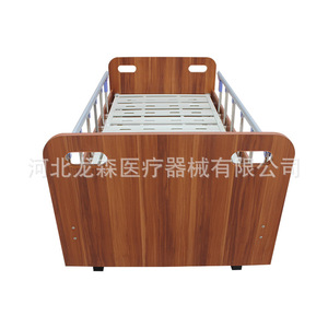 Fabricant de lits de soins infirmiers manuels à manivelle simple en bois pour les soins intensifs ; lits de soins infirmiers pour hôpitaux et maisons de retraite ; lits de soins infirmiers à domicile pour les personnes âgées. - Product Image 2